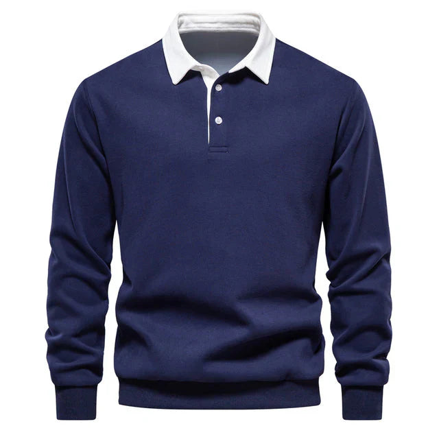 Nikko - Camisa Polo de Manga Larga para Hombre