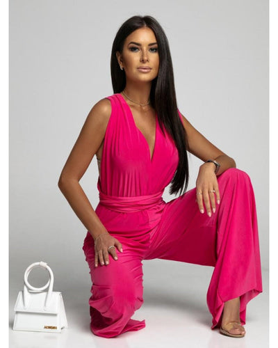 FlairFashion - Mono Sin Mangas Con Escote en V