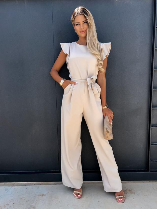 Effortless Elegance - Jumpsuit de Pierna Ancha