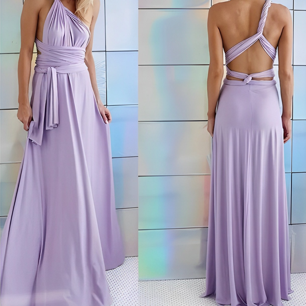 Hannah - Vestido cruzado mujer multiposición elegante