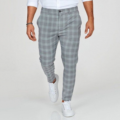 Ausnel - Pantalones Modernos de Corte Diamante